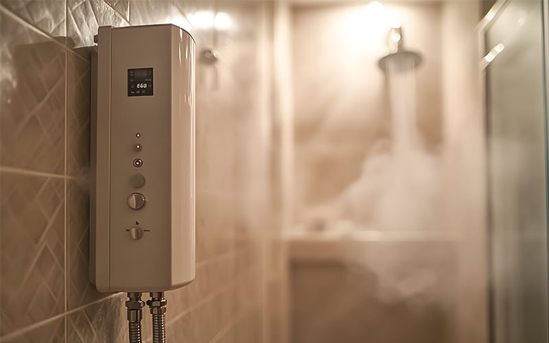 Electric hot shower